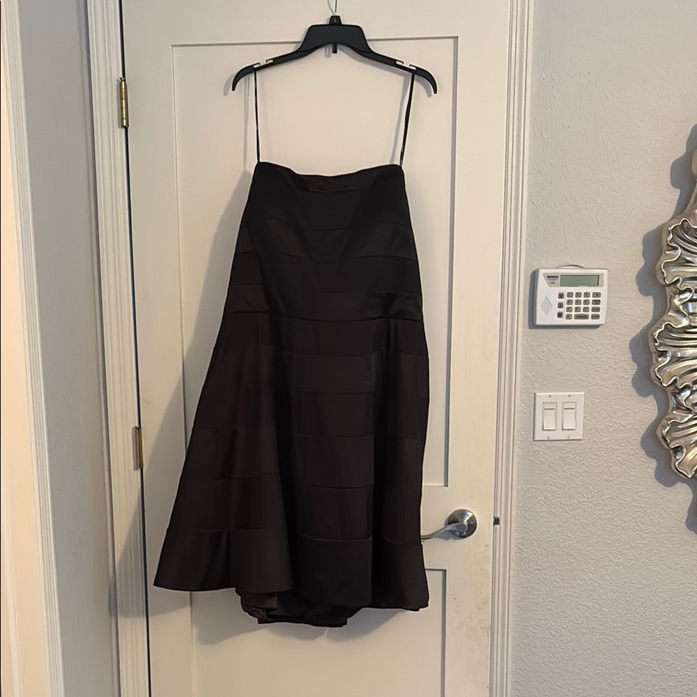 City Chic Black Strapless Fit and Flare Cocktail Dress